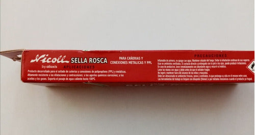 Sella Rosca Para Cañerías Y Conexiones Nicoll Pack 2 Unid. 1