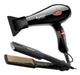 Kemei Professional Hair Dryer and Flat Iron Kit 0