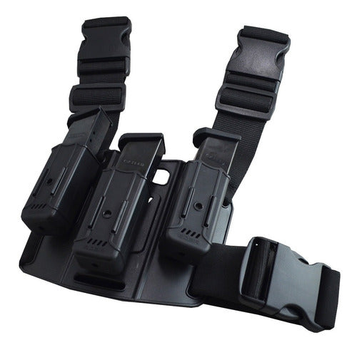 Tactical Kit Boer Muslera + 3 Universal Single Magazine Pouches 1