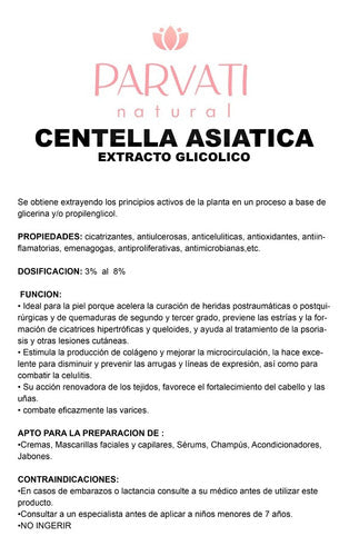 Centella Asiática Extracto Glicólico  1 Kilo Uso Cosmetico 1