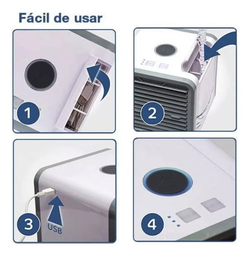 All in One Portable 4 In 1 Air Conditioner Cooler USB 2