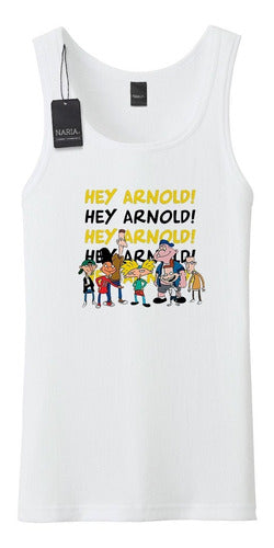 Naria Store Musculosa Hombre Hey Arnold Dibujo Art Logo - Psha3 0