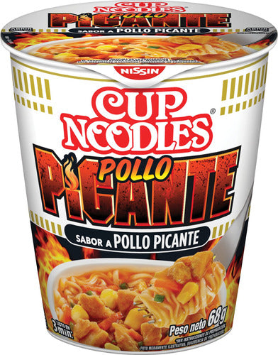 Fideos Cup Noodles Nissin Pollo Picante 68 Gr. 0