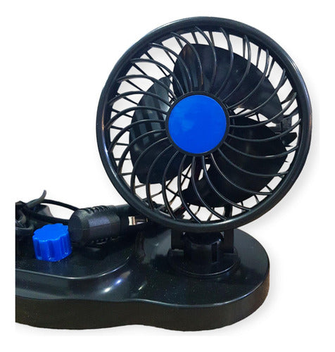 Ventilador Para Auto Camioneta 360ºgrande 12v Giratorio 13cm 1