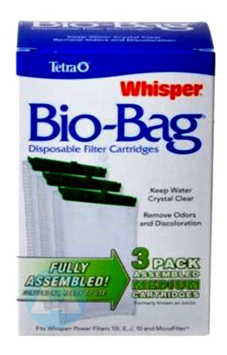 Repuesto Cartucho P/filtro Tetra Whisper 10i Pack X 3 1