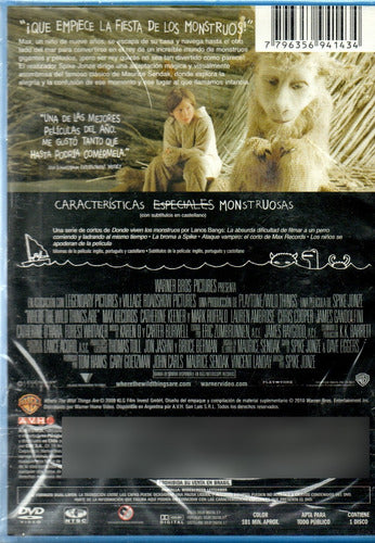 Where The Wild Things Are - DVD Nuevo Original Cerr. - Mcbmi 1