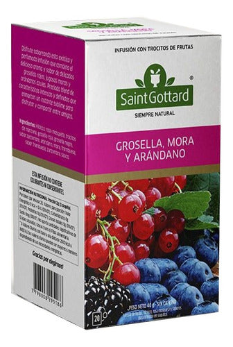 Pack X 6 Tisana Frutas Grosella, Mora Y Aranda Saint Gottard 0