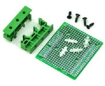 Pcb Holder Soporte Impresos Pcb Rail Din Large X 30 Unidades 7