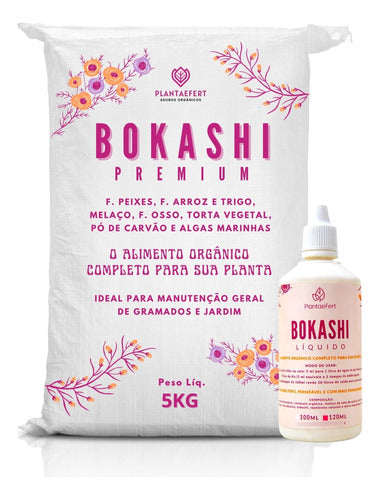 Bokashi Farelado Fertilizante Forte Orgânico Classe A 5kg 0