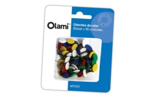 Olami Covered Push Pins X50 Units - OLAMI MT503 0