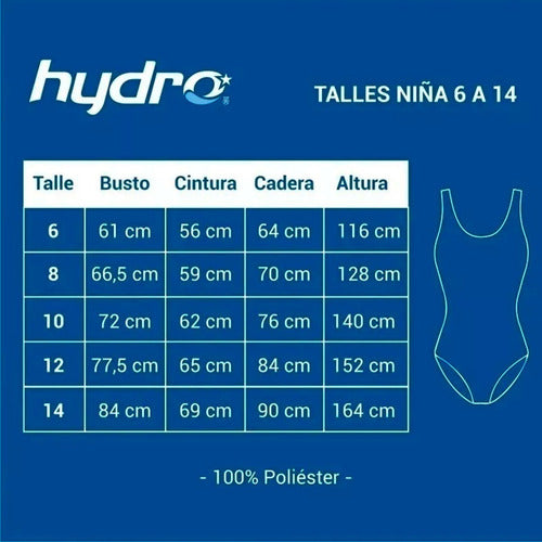 Hydro Kids UV50 Chlorine-Resistant One Piece Swimwear 5