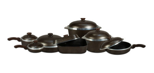 Set Cookware Pot + Pan 25 Cm Doña Tina No Teflon Offer 1