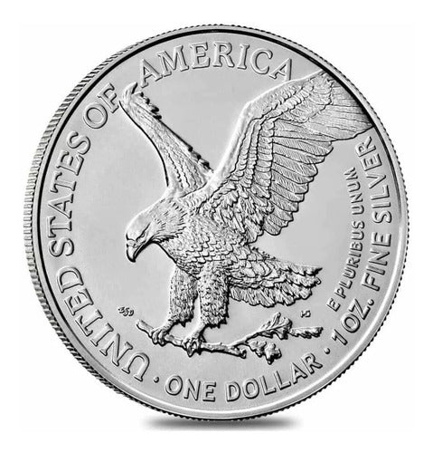 Silver Eagle 2023 USA 1 oz Fine Silver Eagle Coin .999 BU Brilliant Uncirculated 0