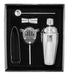 Set Barman Bartender Coctelera Hielera Pinza Jigger Medida 0