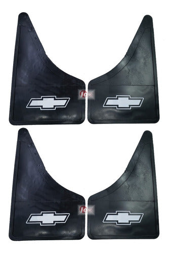 RS Chevrolet / S10 Rubber Splash Guard Set - Front / Rear S-10 Env 0