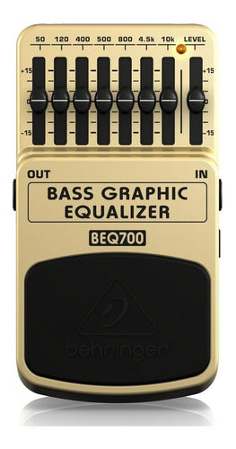 Behringer BEQ700 Premium Bass Equalizer Pedal 0