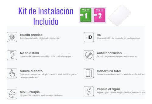 Film Hidrogel + Kit De Instalación Para Samsung A23 5