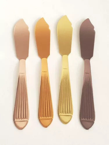 ARMABUYA 50 Vintage Butter Spreaders in Various Colors - Anodized Aluminum 0