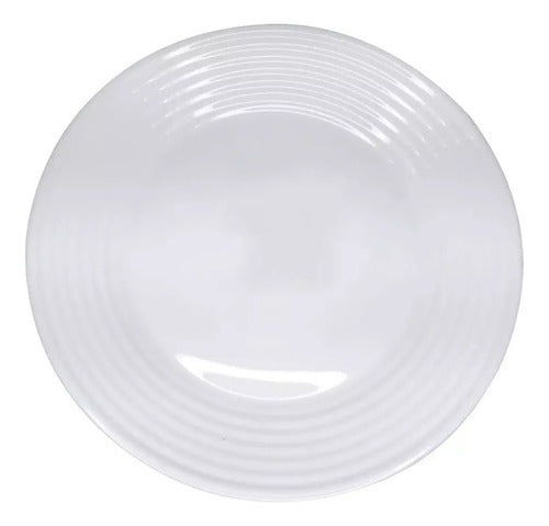 Luminarc Harena 23 cm Deep Plate Tempered Glass White G 0
