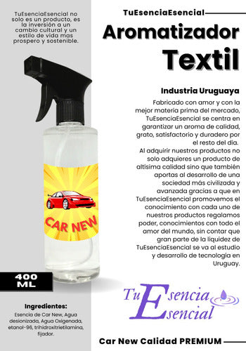 Aromatizador Perfumador Textil De Auto Nuevo 2