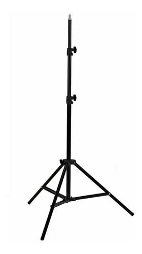 Aluminum Extendable Tripod up to 210 cm with Phone Holder 0