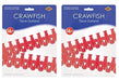 Beistle Crawfish Garland, 2 Piece, 9" x 14', Red 1