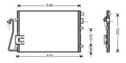 Condensador Aire Acondicionado Renault Symbol K4m Frontech 1