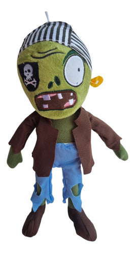 Peluches Plantas Vs Zombies  30 Cm Zombie Pirata 1