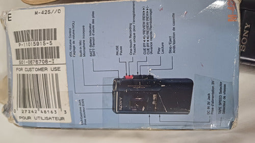 Grabadora De Microcassettes M-425  No Giran Los Rodillos!!!! 6