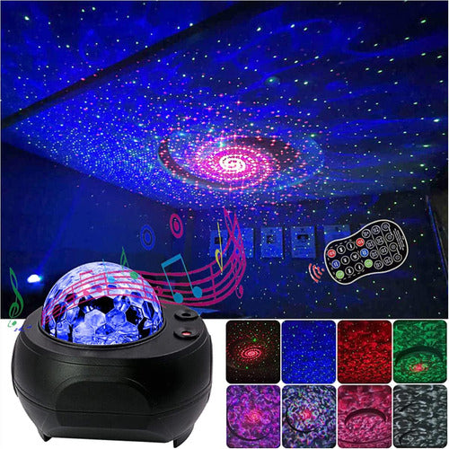 Proyector Galaxia Cielo Dormitorio Luces Noche Niños Adultos 2