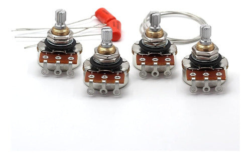 Bourns 500K Short Split Audio Potentiometers (4x) 0