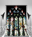 Aofoto 5x7ft Angel Stained Glass Photography Vintage Church Background I 1