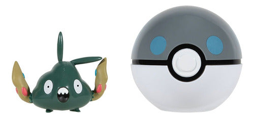 Jazwares Pokemon Trubbish + Bola Pesada Clip N'go 1