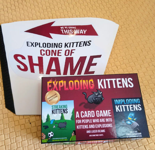 Exploding Kittens Gatitos Explosivos Prem. Edc + 2 Exp. Esp 2