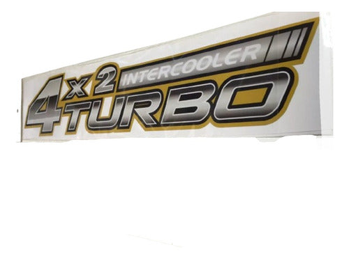 Pegotin Sticker Calco Vinilo 4x2 4x4 Turbo Intercooler.x Par 0