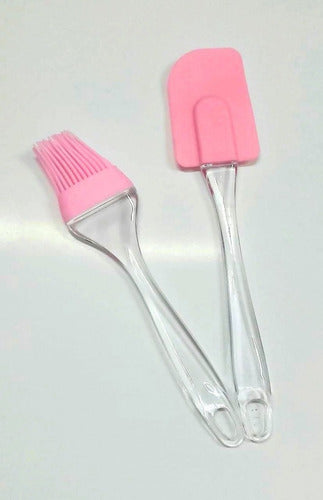 Generic Silicone Brush and Spatula Set for Baking and Cooking 0