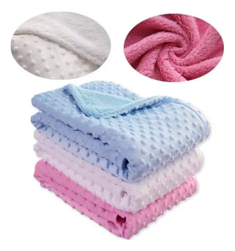 Fancy House Baby Blanket Crib Common W/ Lamb Fleece 0.70x1.00 1