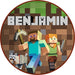 Minecraft  Kit Imprimible Personalizado 5