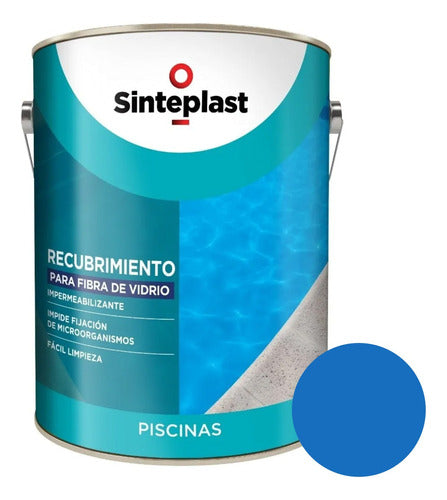 Combo Pool Plastic Fiberglass Paint Sinteplast 4L 4