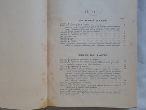 Memoria Descriptiva De Salta, Manuel Sola 1889 3