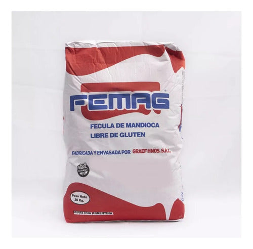 Femag Cassava Starch 25 Kg. Gluten-Free 0