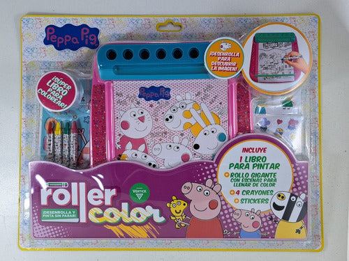 Roller Peppa Pig - Libro Para Colorear Desenrolla Y Pinta 1