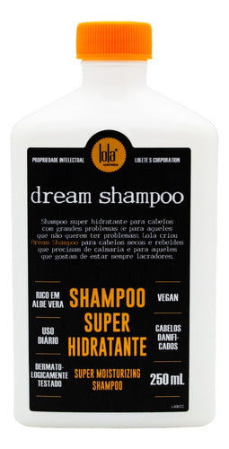 Lola Cosmetics Dream Cream Shampoo Hidratante + Máscara 450g 1