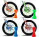 BITEOFERTA Cubre Rayos Moto Spoke Skins Varios Colores Tunning 0