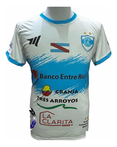 Gimnasia Entre Ríos 2023 Home Kit by Meglio with Number 7 0