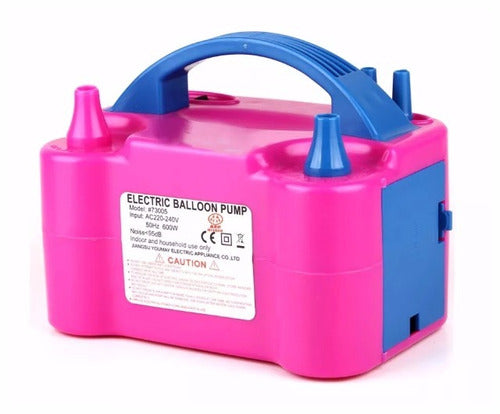 Inflador De Globos 2 Inyectores 600 Watts  Oferta Mf Shop 1