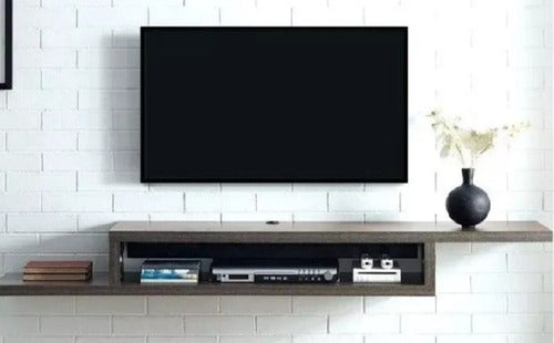 Floating TV Stand Up to 42'' with Wall Mounting Kit 90cm W 0
