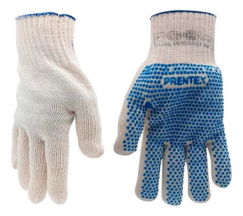 Prentex X30 Pairs Heavy-Duty Mottled Cotton Gloves 1