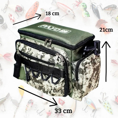 PAYO Vadeo Fishing Bag with 4 Boxes for Lures 1