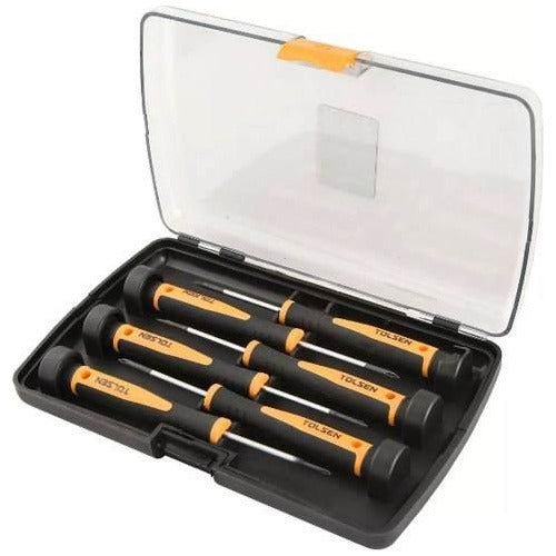 Tolsen Precision Screwdrivers 6 Pieces 20030 G P 0